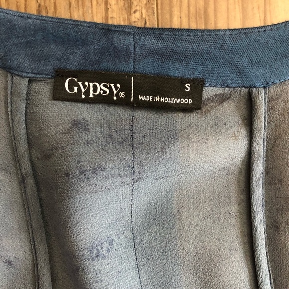 Gypsy 05 oversized button up blouse with metal buttons - Picture 6 of 12